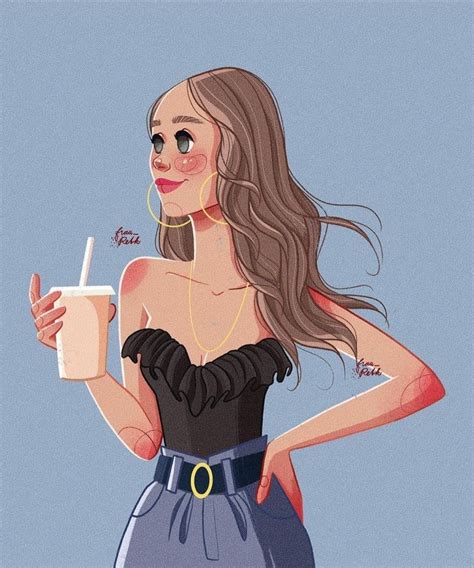 Pin by Betsaida Soto on Ilustración Inspo Girls cartoon art Digital