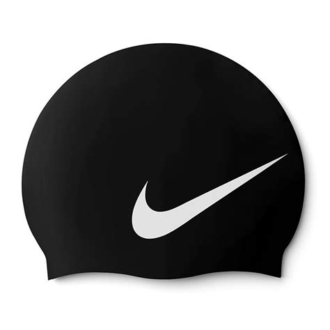 NIKE SWIM Big Swoosh Silicone Swim Cap Black [NESS8163-001] - GANA SWIM