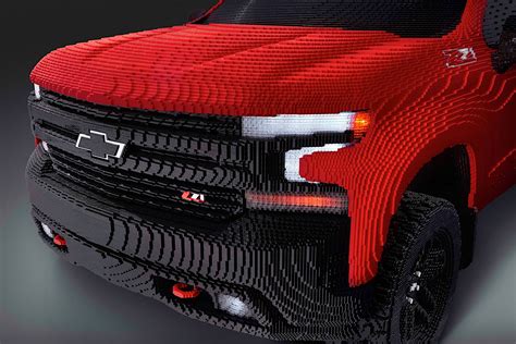 Chevrolet Debuts Full Size Silverado Trail Boss Built Entirely Of Lego