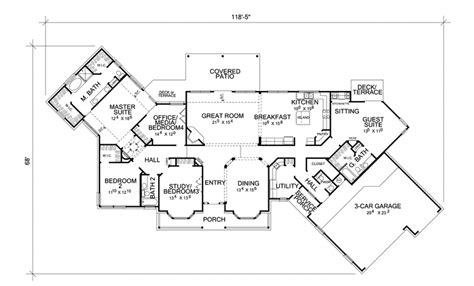 English Tudor House Plan First Floor 111D-0027 from houseplansandmore.com