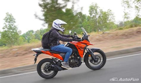 Honda Crf250 Rally Vs Suzuki V Strom 250 Sx Mana Lebih Irit Autofun