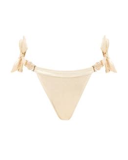 SHINY NUDE Without Push Up Bikini Top With U Cut Out Under Bust L