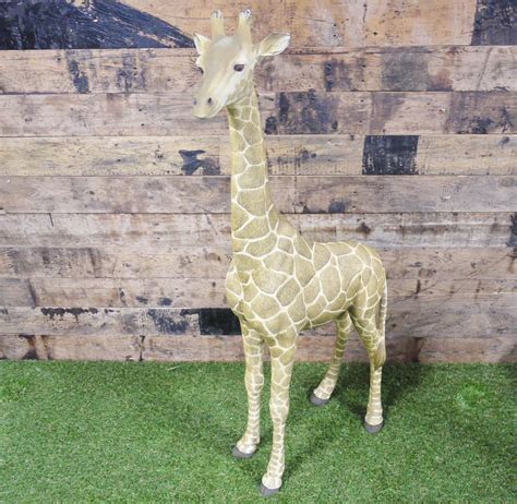 New Giraffe Garden Statue Ornament Sculpture Large Resin Safari Animal