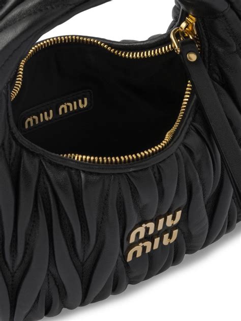 Miu Miu Mini Wander Matelass Shoulder Bag Farfetch