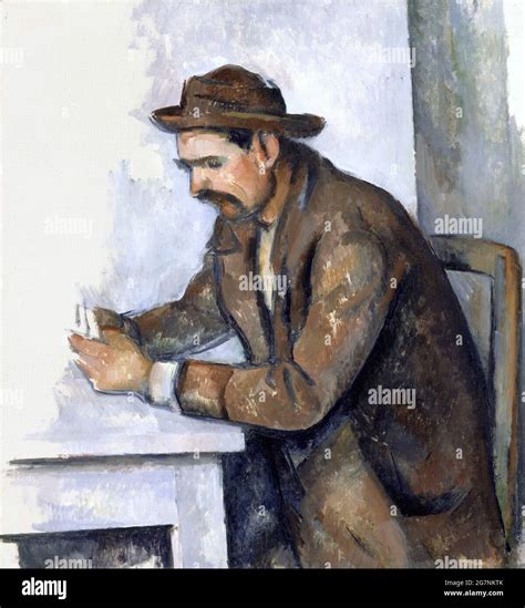 The Cardplayer By Paul Cezanne Oil On Canvas C