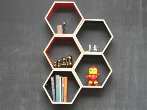 Hive Shelves Bee Decor Honeycomb Shelves Diy Honeycomb