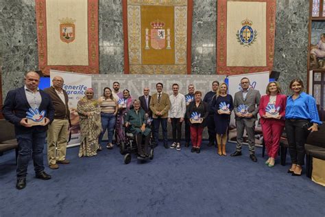 El Presidente Del Cabildo De Tenerife Recibe A Los Galardonados Con Los