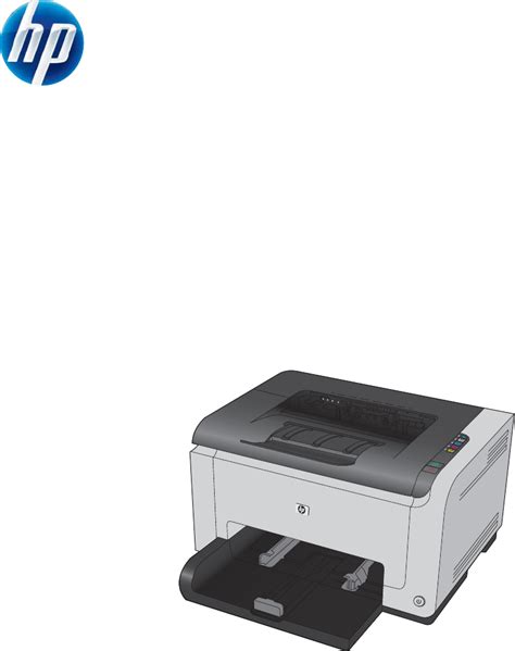 User manual HP LaserJet Pro CP1025 (English - 184 pages)