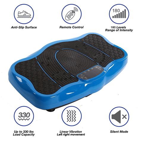 High Quality Vibration Plate Massager Machine With Two Resistance Band