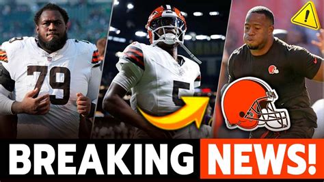 Latest Updates Just Confirmed Cleveland Browns News Today Nfl