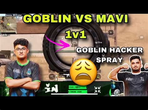 GOBLIN VS MAVI PURE 1v1 GOBLIN HACKER SPRAY MAVI SHOCKED