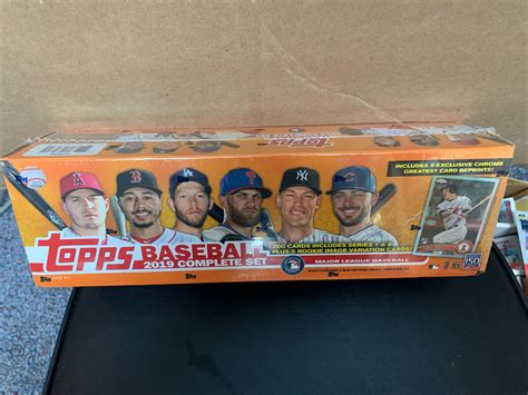 Topps Baseball Complete Set Target Factory Sealed Box Orange Tatis