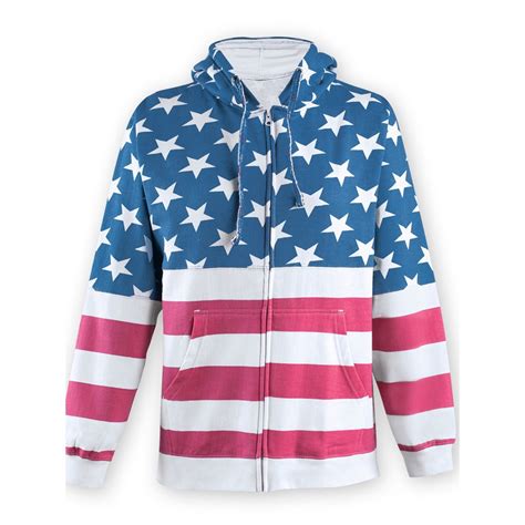 Collections Etc Collections Etc Womens Patriotic American Flag Full