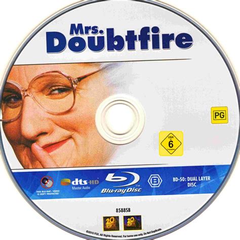 Mrs. Doubtfire (2010) R2 German Blu-Ray Label - DVDcover.Com