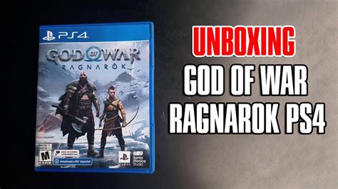 Unboxing God of War Ragnarok PS4 en español YouTube