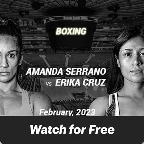 Amanda Serrano Vs Erika Cruz How To Watch Free On Firestick Cruz