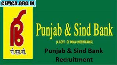 Punjab And Sind Bank Recruitment 2024 Psb Notification Pdf