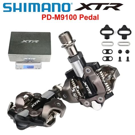 SHIMANO XTR PD M9100 MTB Bike Pedal Mountain Bicycle Pedals Self