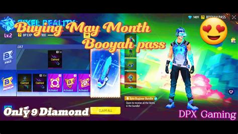 Buying May Month Booyah Pass May Month Booyah Pass Unlock FF New