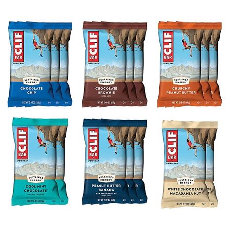 Clif Bar Energy Bars Variety Pack 16 Count Food And Nutrition Website