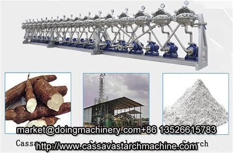 Automatic Cassava Starch Manufacturing Process Doing Company