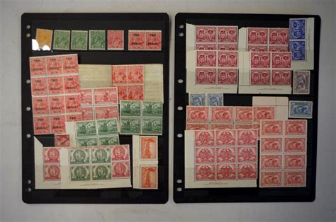 Six Sheets Of Australian Pre Decimal Mint Stamps Barsby Auctions