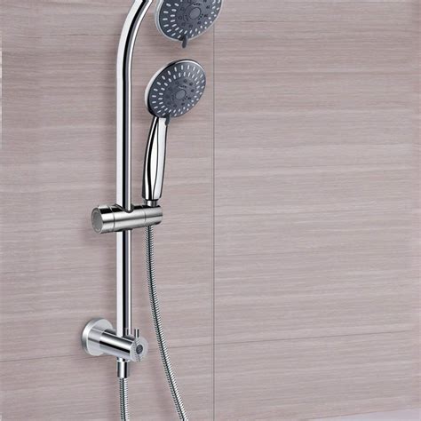 Chrome Adjustable Mm Shower Rail Head Slider Vicedeal