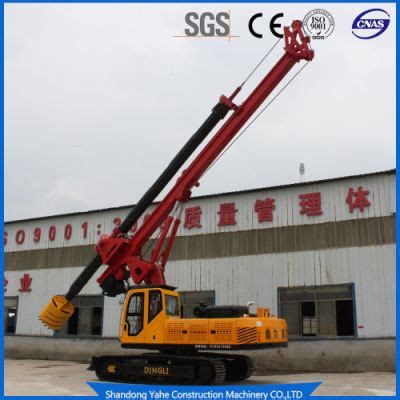 China Small Crawler Hydraulic Rotary Drill Drilling Rig For Foundation