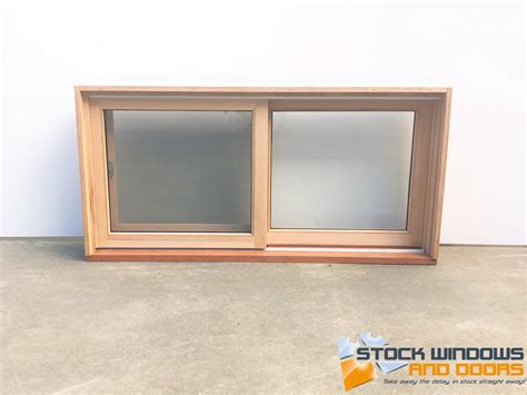 Timber Sliding Window 592h X 1184w Kd Hardwood Timber Stock Windows