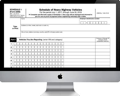 IRS Stamped 2290 Schedule 1 Copy | E-file Form 2290