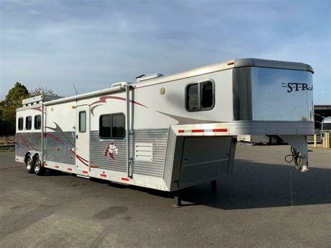 2009 BISON STRATUS 8314MM HORSE TRAILER LIVING QUARTER GOOSENECK - True ...