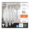 Feit Electric Watt Equivalent Ba E Candelabra Dim White Filament