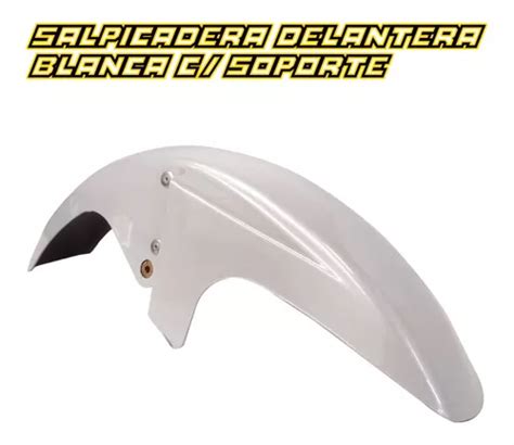 Salpicadera Delantera Con Soporte Para Yamaha Ybr Meses Sin Intereses