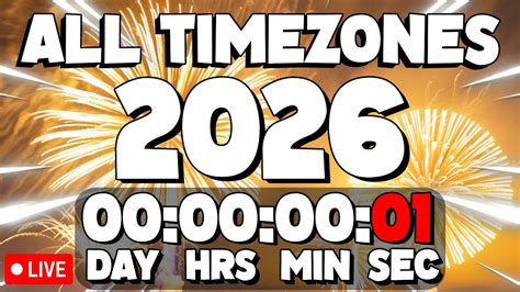 NEW YEARS 2025 COUNTDOWN ALL TIMEZONES NEXT Kiritimati LIVE 24 7