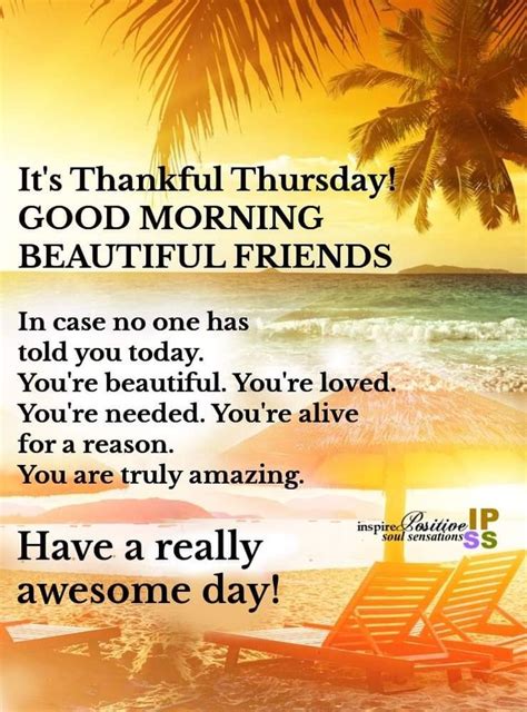 Pin on Thankful Thursday | Good morning happy thursday, Morning ...