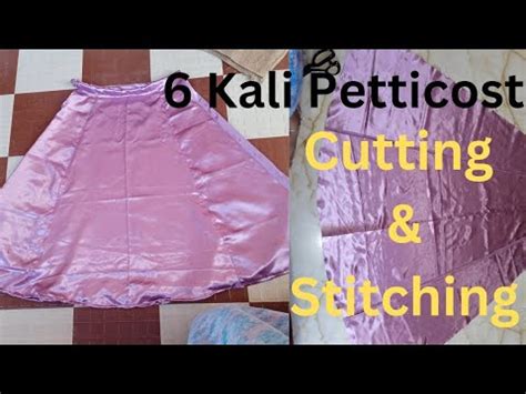 How To Cutting Stitching Saree Petty Cost Cross Langa Inner