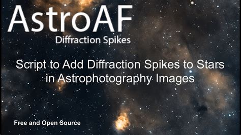 Astroaf Diffraction Spikes Add Diffraction Spikes To Stars In Your