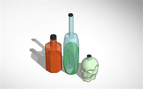 3d Design Cool Bottles Tinkercad