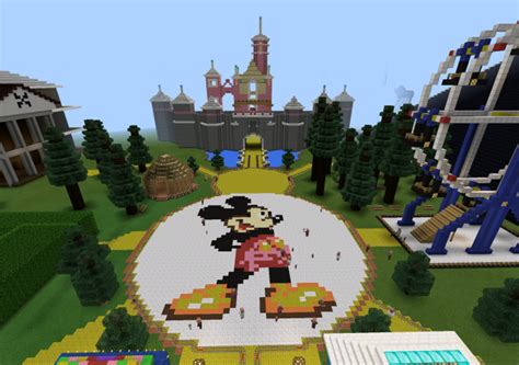 Disneyland Creation Minecraft Pe Maps