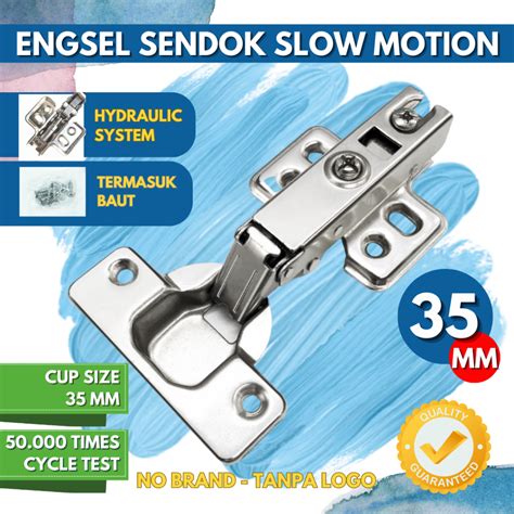 Jual Engsel Sendok Slow Motion Soft Close Hidrolik Tutup Pelan Lembut