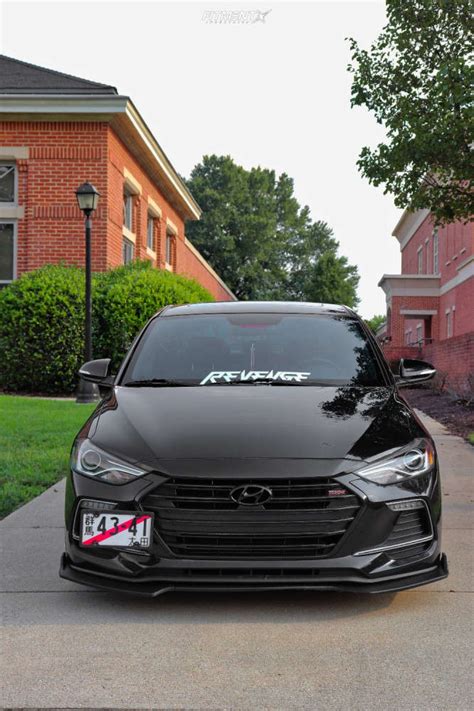 2018 Hyundai Elantra Sport With 18x9 5 Niche Dfs And Nitto 225x40 On