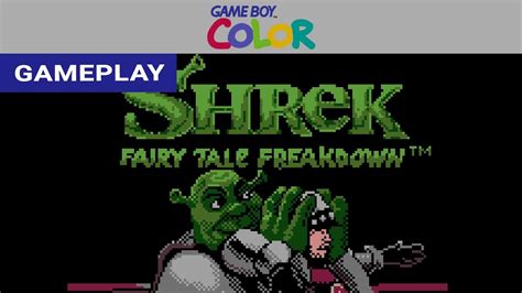 Shrek Fairy Tale Freakdown Game Boy Color Gameplay Clip Hd