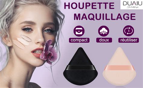 Pcs Houpette Maquillage Triangle Eponge Maquillage R Utilisable