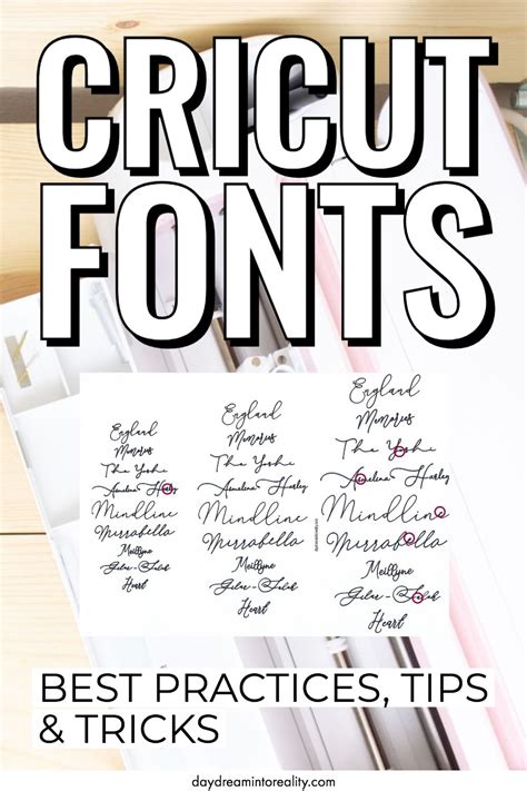 Best Fonts To Use With Cricut 2022 Free Paid Artofit