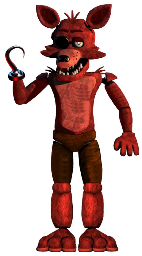 Fnaf 1 Fixed Foxy Full Body By Ajosterio On Deviantart