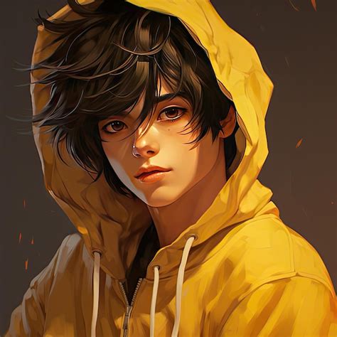 Cool Anime Boy With Hoodie