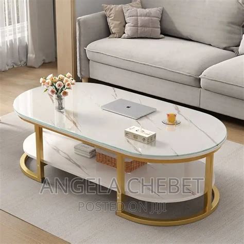 Modern Luxury Marble Effect Coffee Table In Nairobi Central Furniture