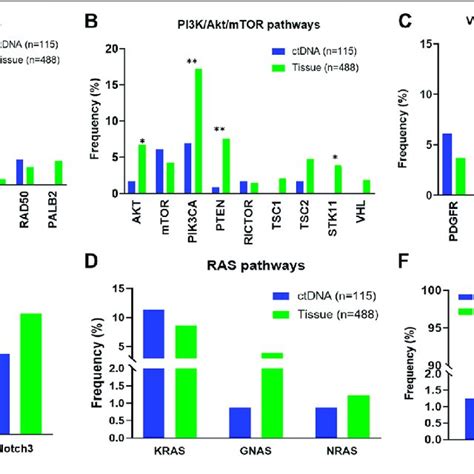 The Most Frequent Genomic Alterations Identified In Circulating Tumor Download Scientific