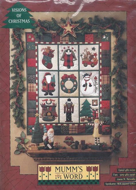 Debbie Mumm Visions Of Christmas Quilt Pattern New Wall Quilt