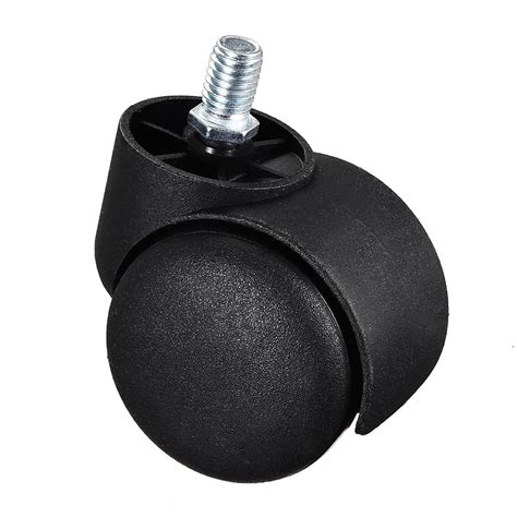 Furniture Casters 2 Inch Nylon M10x15mm Threaded Stem Swivel Caster